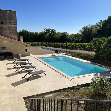 Gîte avec piscine, Château de Lescours, St-Émilion Saint-Sulpice-de-Faleyrens Esterno foto
