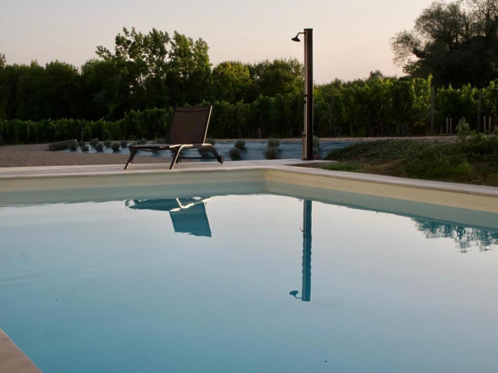 Gîte avec piscine, Château de Lescours, St-Émilion Saint-Sulpice-de-Faleyrens Esterno foto