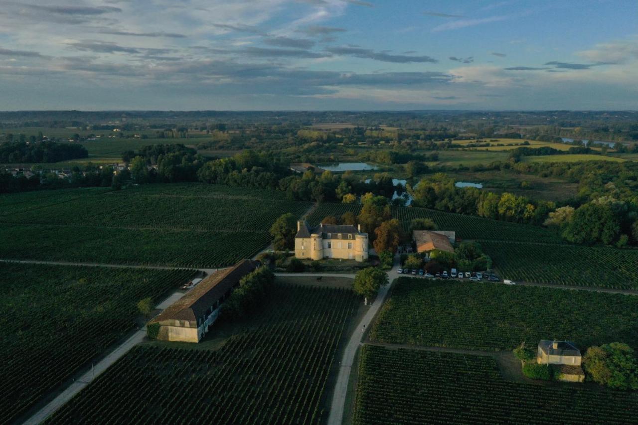 Gîte avec piscine, Château de Lescours, St-Émilion Saint-Sulpice-de-Faleyrens Esterno foto