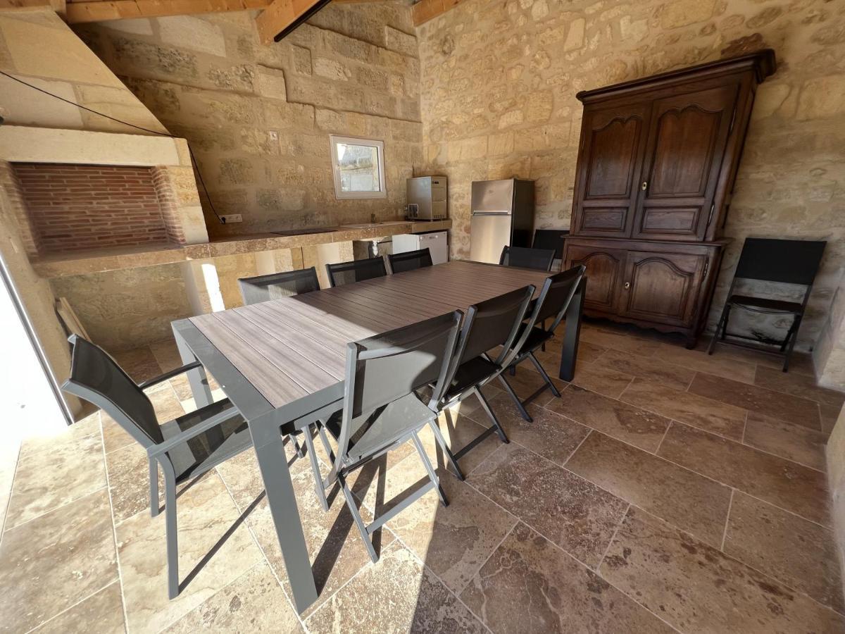 Gîte avec piscine, Château de Lescours, St-Émilion Saint-Sulpice-de-Faleyrens Esterno foto